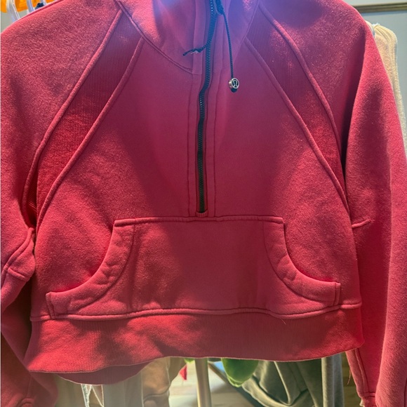 Lululemon Athletica Pink Fleece-Lined Half-Zip - Picture 1 of 6